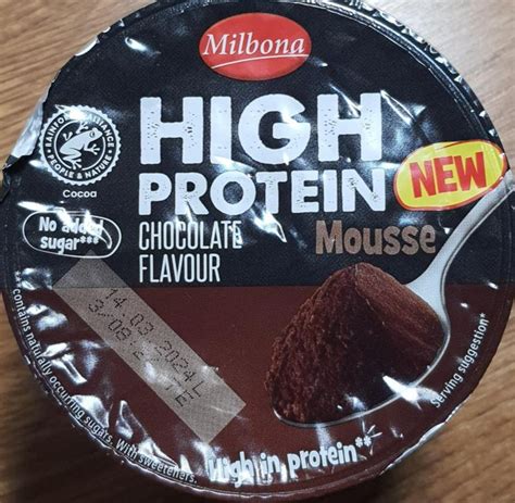 High Protein Mousse Chocolate Flavour Milbona Kal Rie Kj A Nutri N