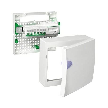 Coffret De Communication Schneider 6 RJ45 Grade 2 3 LexCom Home