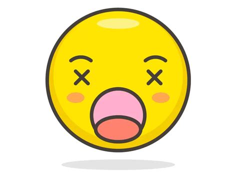 Dizzy Face Emoji Icon Png Vector In Svg Pdf Ai Cdr Format