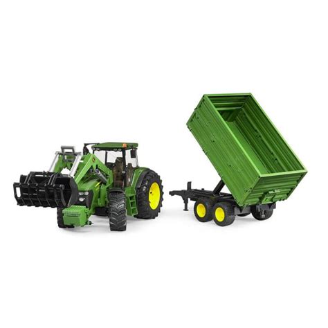 K P Bruder Barntraktor John Deere Frontlastare Sl P