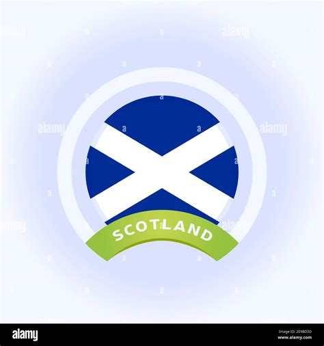 Scotland Vector Flag European Football Tournament Final Stage