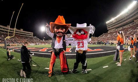 The Best Photos From Oklahoma State S Shutout Of Texas Tech Pistols Firing