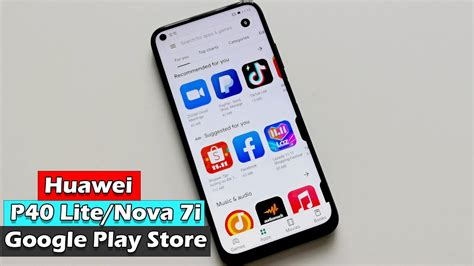 Huawei P40 Lite Nova 7i Install Google Play Store 2021 google เพล