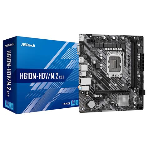 Asrock H M Hdv M R Carte M Re Garantie Ans Ldlc