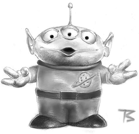 Alien Toy Story Drawing