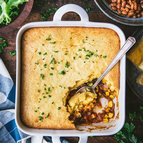 Pulled Pork Casserole With Cornbread Topping Punchfork