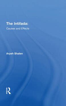 Download The Intifada: Causes and Effects PDF by Aryeh Shalev