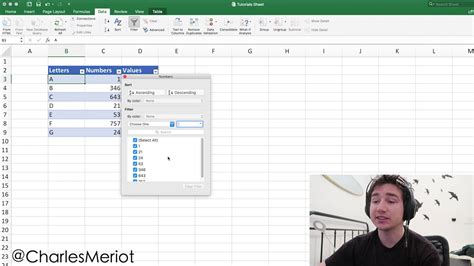 Excel Tips Tricks Filters YouTube