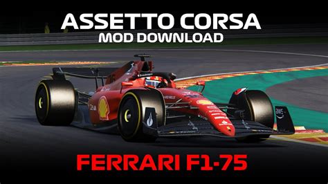 Assetto Corsa F1 2022 Mod Ferrari F1 75 Shakedown Youtube