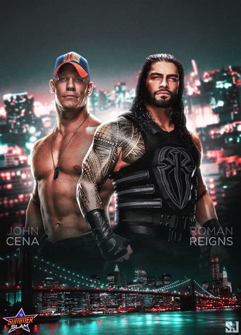 Roman Reigns Vs John Cena - Summerslam by Sjstyles316 on DeviantArt