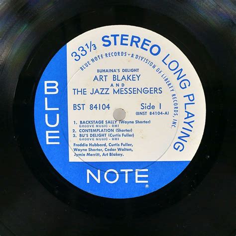 やや傷や汚れあり米 ART BLAKEY JAZZ MESSENGERS BUHAINAS DELIGHT BLUE NOTE