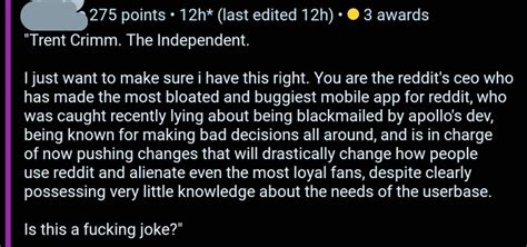 Trent crimm appearing during spez's AMA : r/TedLasso