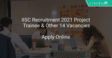 Iisc Recruitment 2021 Project Trainee And Other 14 Vacancies Latest