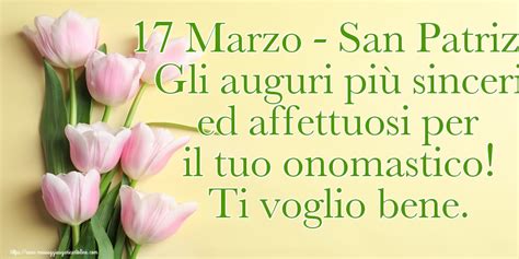 Cartoline di San Patrizio 17 Marzo San Patrizio Gli auguri più