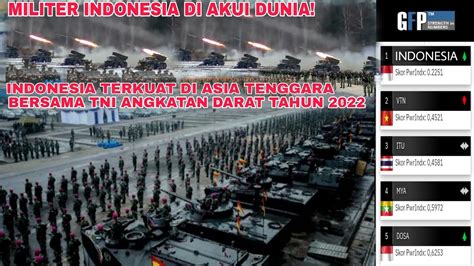 MILITER INDONESIA DI AKUI DUNIA YANG TERKUAT DI ASIA TENGGARA BERSAMA