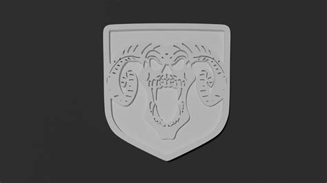 Dodge Emblem 3d Model 3d Printable Cgtrader