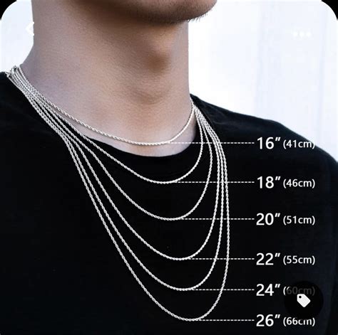 Guide Standard Necklace Length Size Chart Artofit