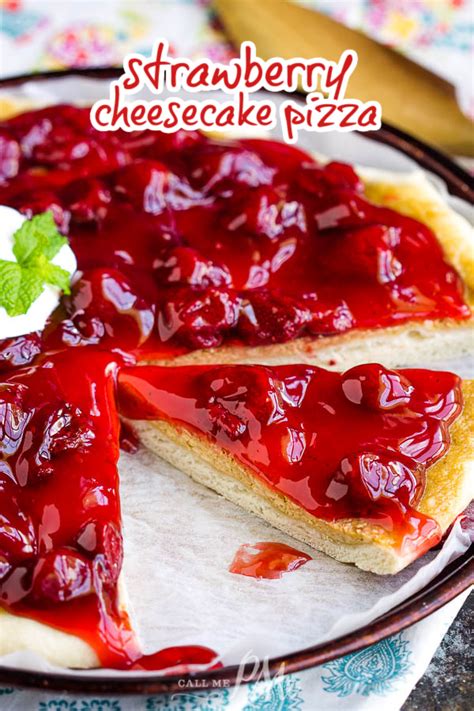 Strawberry Cheesecake Pizza Recipe