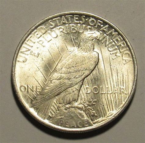 P Peace Dollar Au Bu For Sale Buy Now Online Item