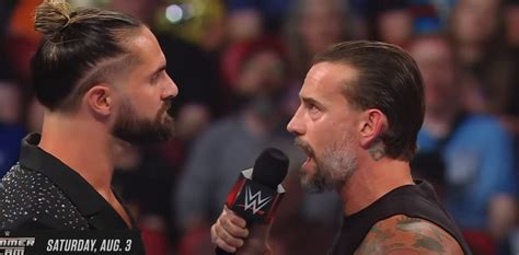 Revive El Segmento Entre Cm Punk Y Seth Rollins En Wwe Raw