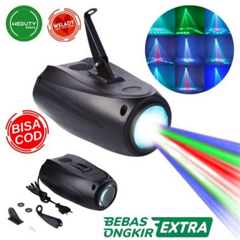 Jual Lampu Sorot Laser Led Disco Party Sounds Sistem Tata Cahaya