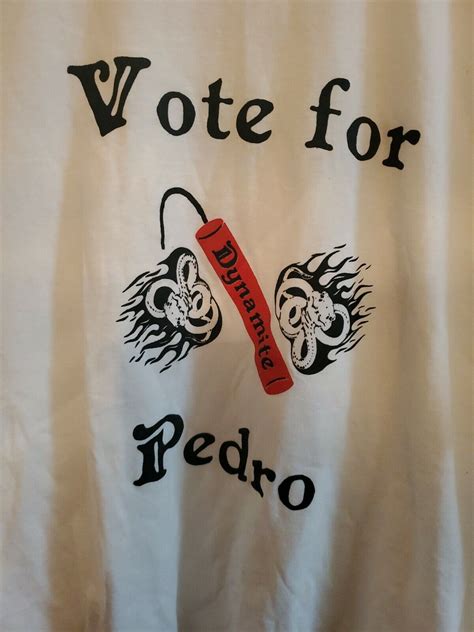 Napoleon Dynamite Vote For Pedro Mens Ringer T Shirt … - Gem