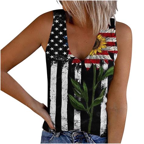 Up To 60 Off Ts Usmixi Womens Tank Tops Independence Day Casual