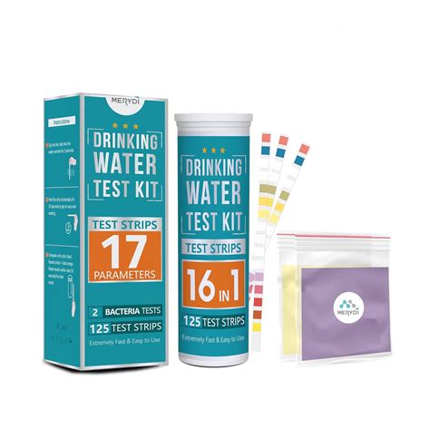 Drinking Water Test Kit Water Quality Test Strips 125ct 2 Bacteria