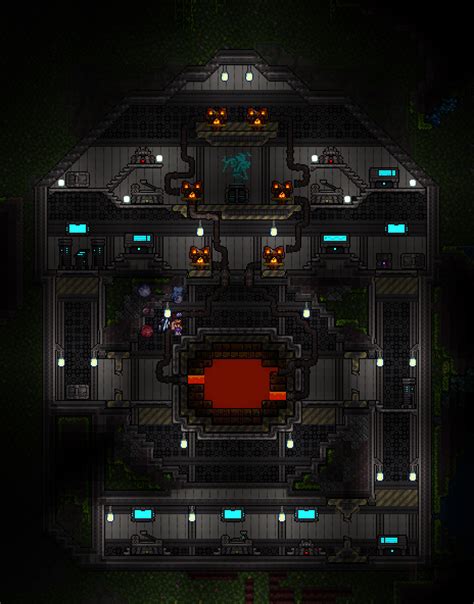 I Think This Is My 3rd Draedon Lab Build Anyway It S A Temple Themed One R Terraria