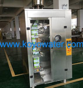 Anhui Koyo Beverage Machinery Co Ltd Sachet Water Filling Machine