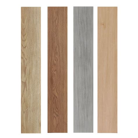 Peel and Stick PVC Flooring Smooth Wood Look Vinyl Flooring for Living ...