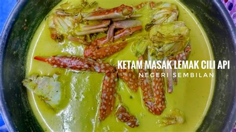 Ketam Masak Lemak Cili Api Negeri Sembilan Malaysia Youtube