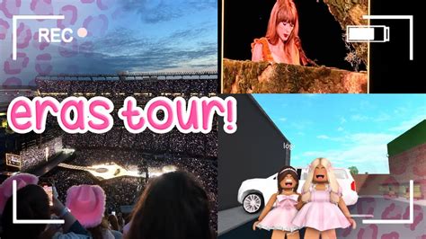 GOING TO THE ERAS TOUR Bloxburg RP YouTube