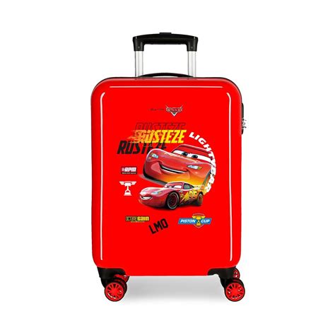 MALETA DE CABINA RÍGIDA 55CM CARS RUSTEZE LIGHTYEAR ROJO