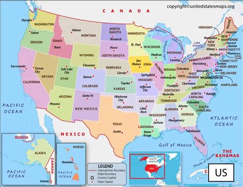 US World Map | United States World Map with States