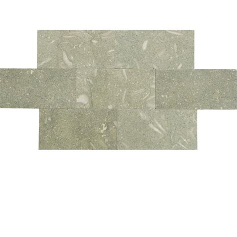 Seagrass Limestone 3x6 Honed Tile Natural Stone Tile Limestone Tile Natural Stones