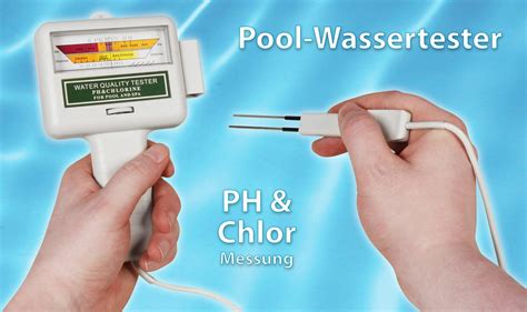 McPower Elektronischer Wassertester Pool Chlor Und PH Wert Wassertest