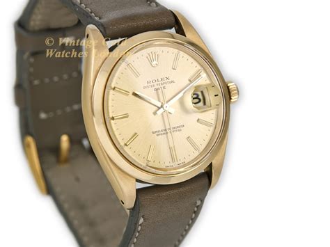 Rolex Oyster Perpetual Date Ref 1503 18ct 1978 Vintage Gold Watches