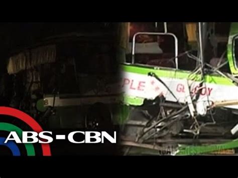 Patay Sugatan Sa Salpukan Ng Bus At Trak Youtube