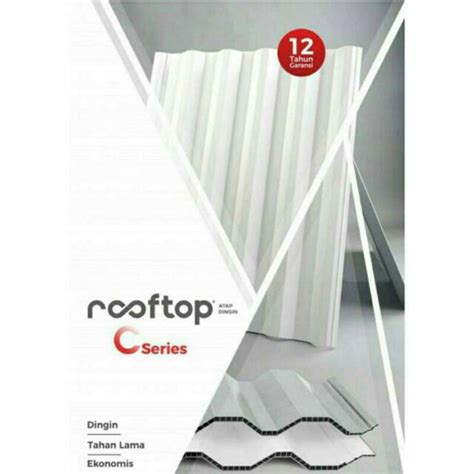 Jual Atap Dingin Upvc Rooftop C Series Shopee Indonesia