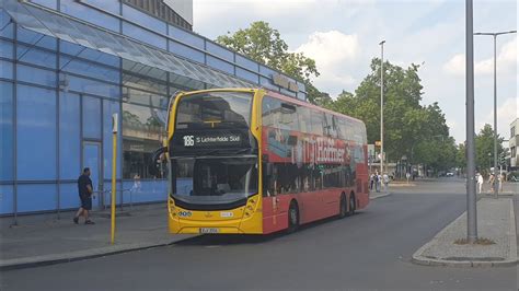 Berlin Bus Mitfahrt Im ADL DL 21 Auf Dem 186E Von S U Rathaus Steglitz