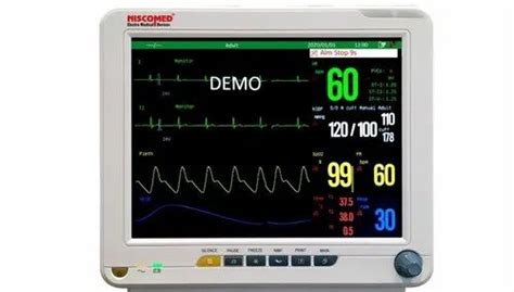 Multipara Patient Monitor Display Size 124 Inch Tft At Rs 35000 In Pune