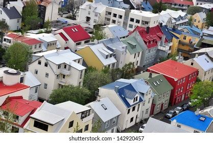 Reykjavik City Center Above Stock Photo 142920457 | Shutterstock