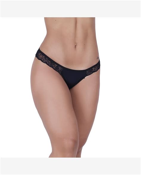 Riachuelo Kit 5 Calcinhas Violeta Microfibra Concept Lingerie