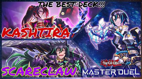 The Best Deck In Yu Gi Oh Master Duel Scareclaw Kashtira Gameplay