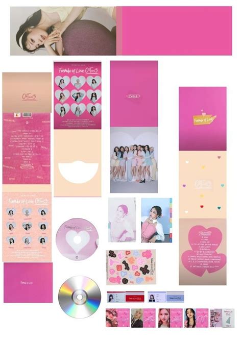 Plantilla de album de Twice en 2022 Mini álbumes Planillas para