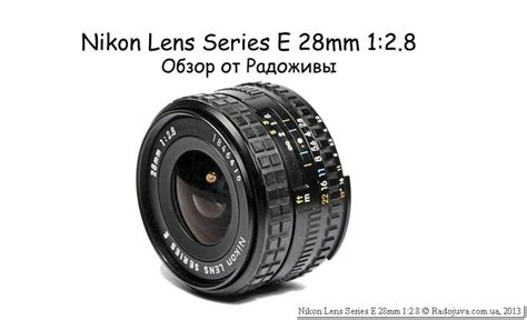 Review of the Nikon Lens Series E 28mm 1: 2.8 | Happy