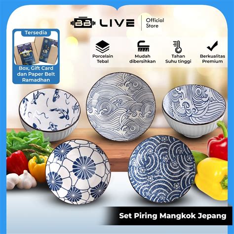 Jual BB Live Piring Mangkok Jepang Keramik Piring Mangkok Makan