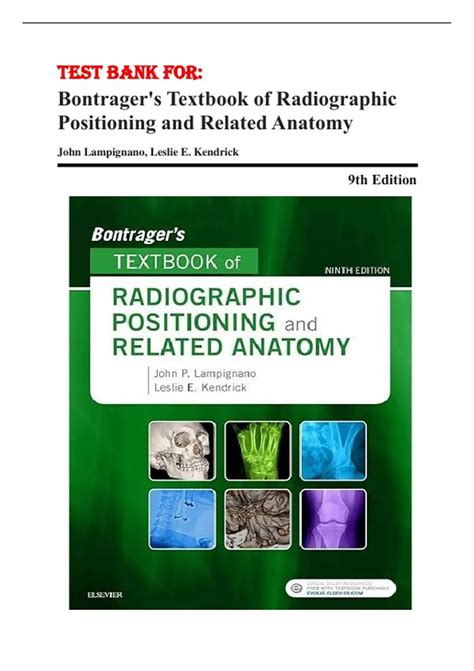 Test Bank For Bontragers Textbook Of Radiographic Positioning And