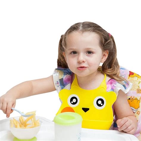 Kidsmile New Style Baby Silicone Bib Stereo Disposable Bib Kids Bibs